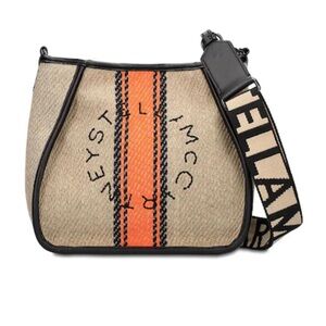 Stella McCartney Tan and Orange Crossbody Bag